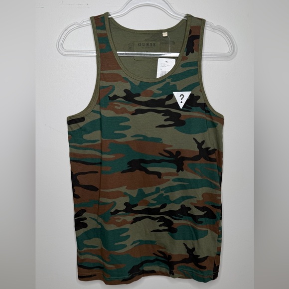Guess Other - Guess Men's Camo Tank Top in Green, Brown, Black
